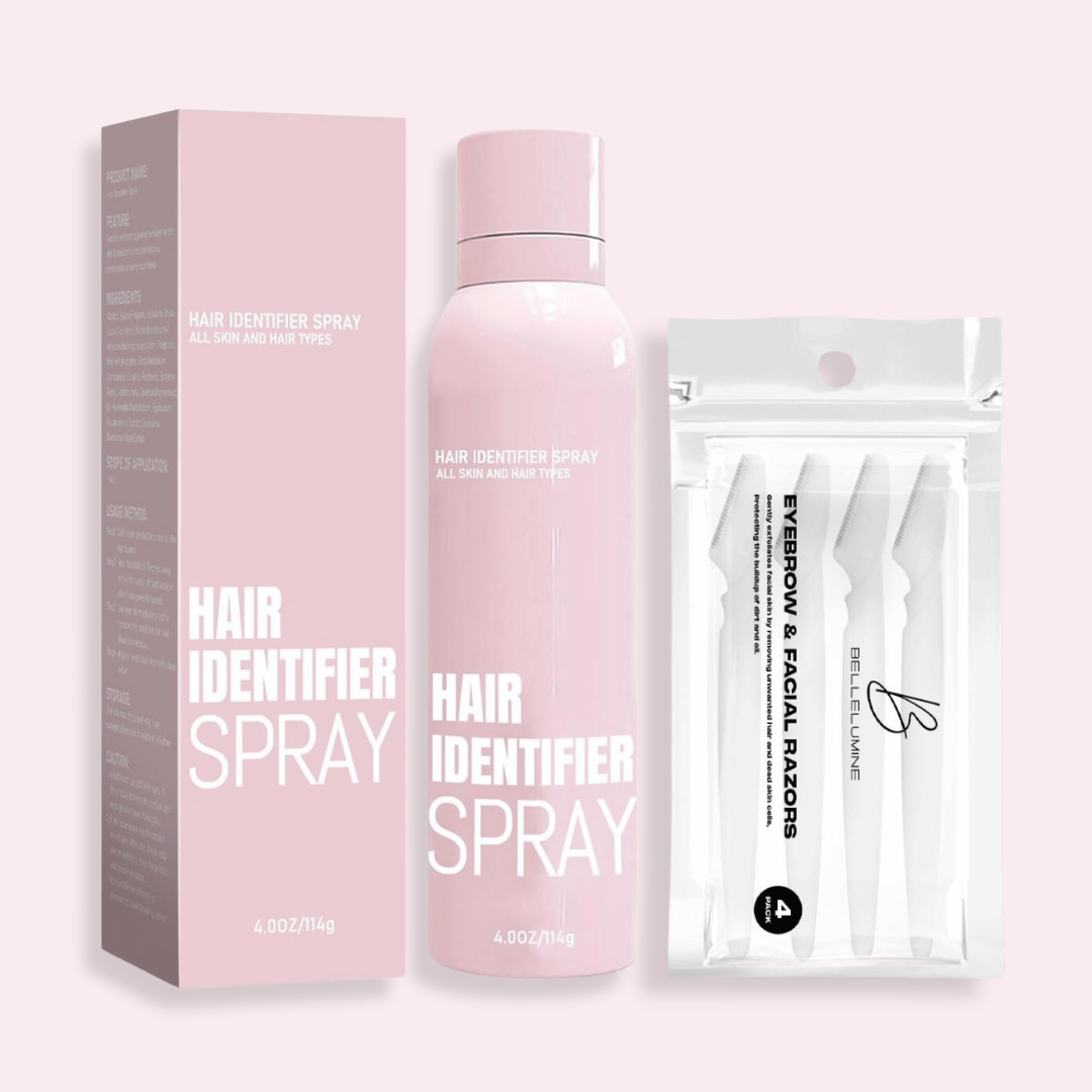 Hair Identifier Spray + Dermaplaner Set